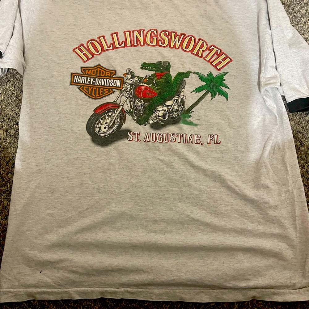 Vintage 2008 Harley Davidson tee from St Augustine Florida Xl